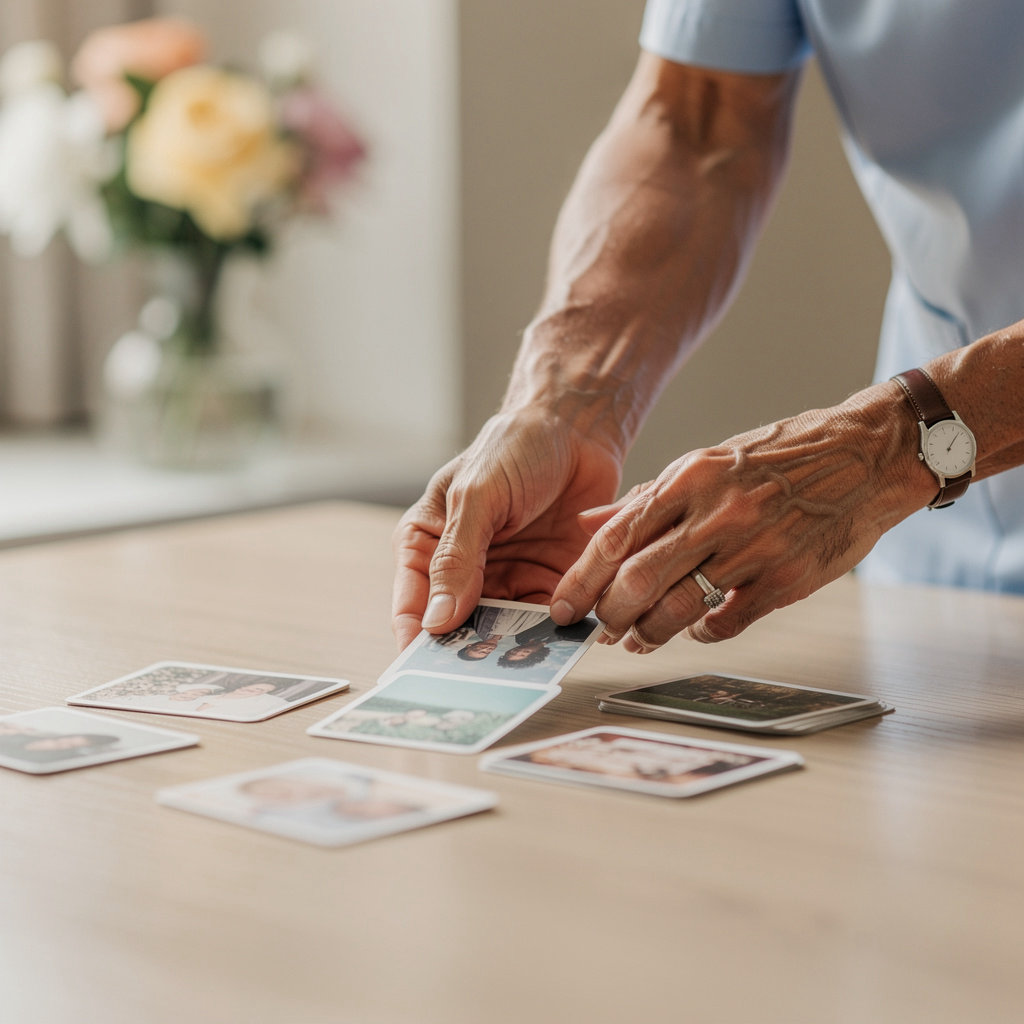 Acorn Oaks Manor caregiver providing compassionate, specialized Alzheimer's and dementia care in a secure San Diego residential setting